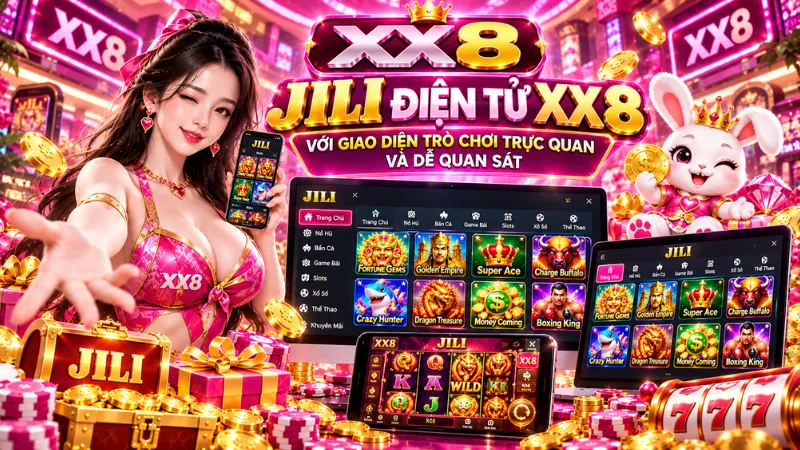 JILI Điện Tử XX8 Với Hệ Thống Trò Chơi Và Biểu Tượng Rõ Ràng